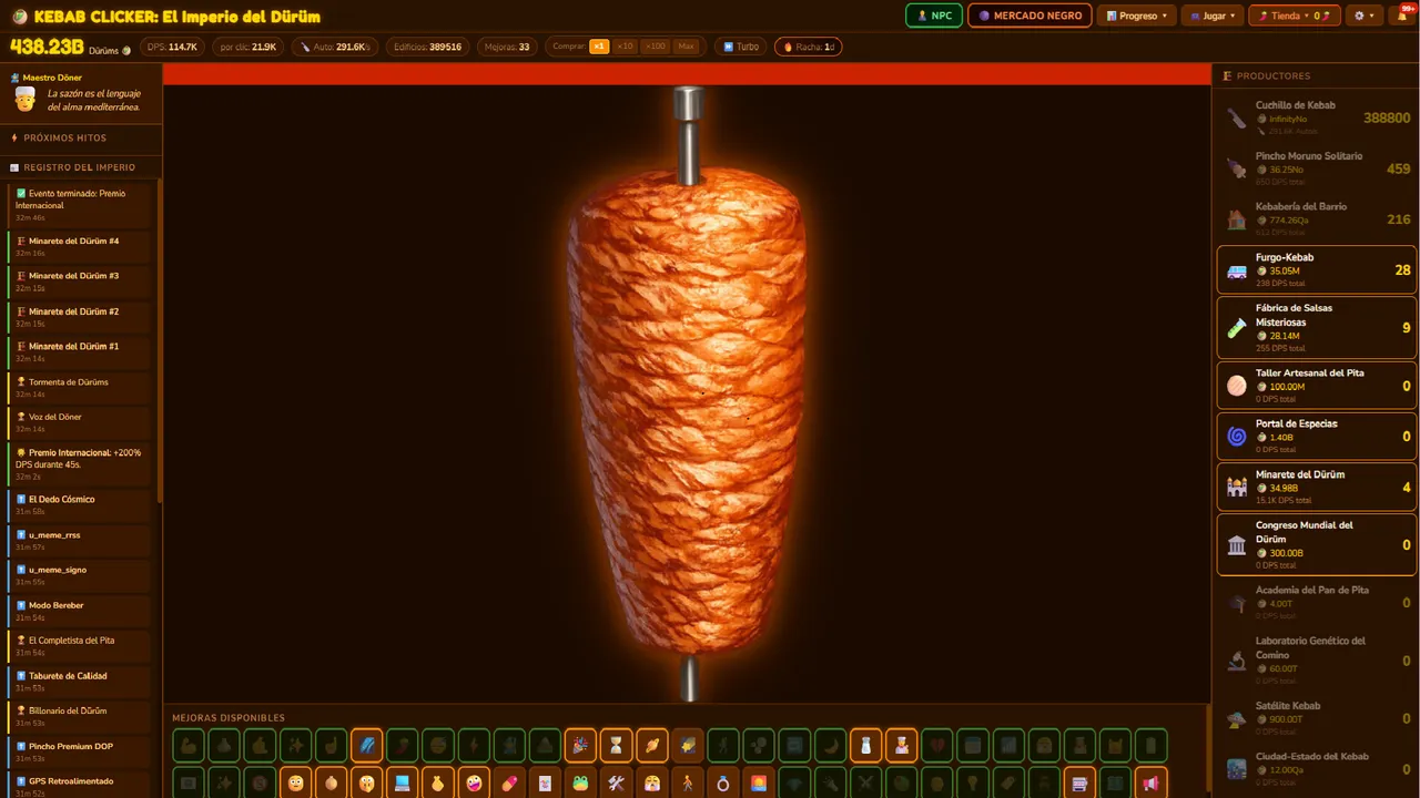 KEBAB CLICKER: El Imperio del Dürüm Screenshot 0