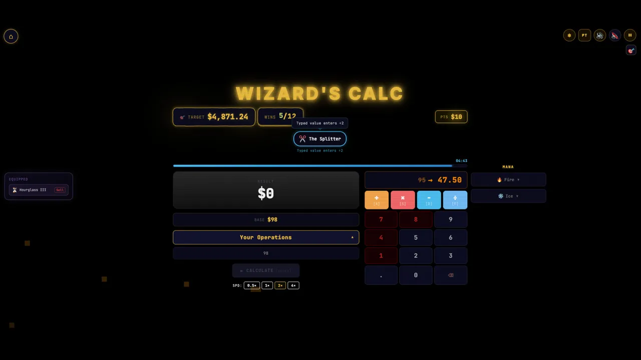 Wizard's Calc Screenshot 2