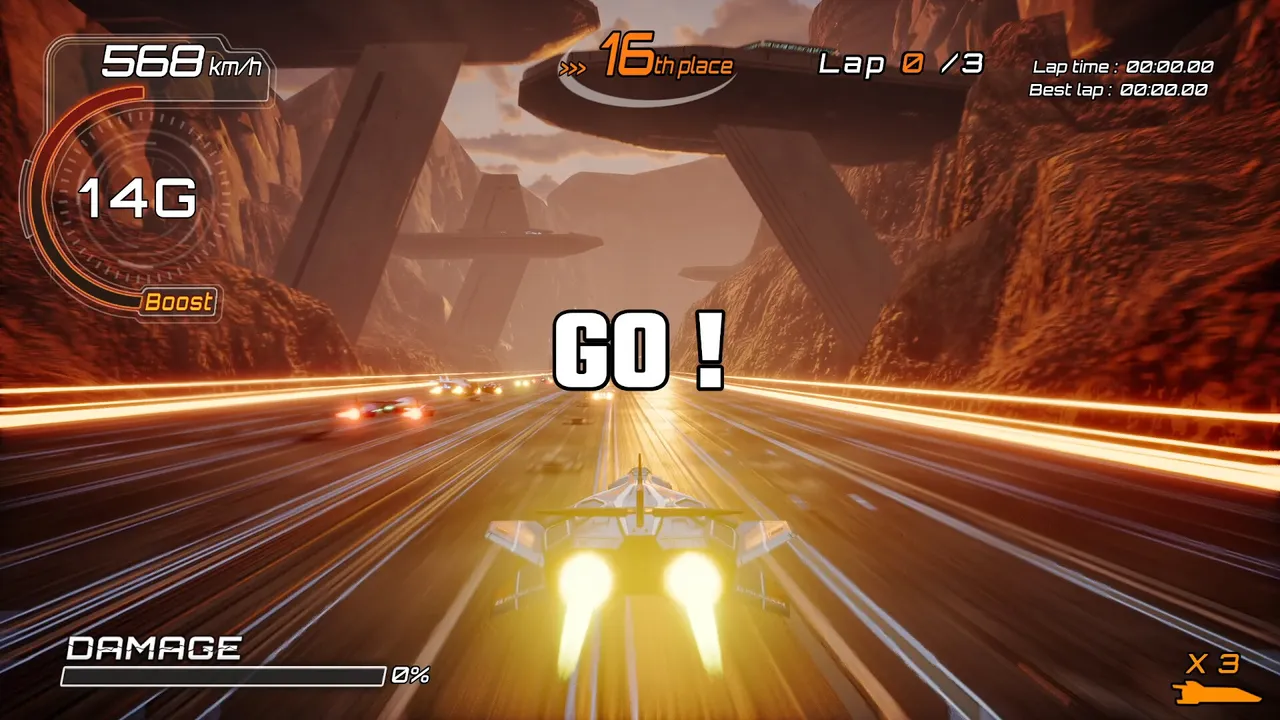 Axion Racer Screenshot 1