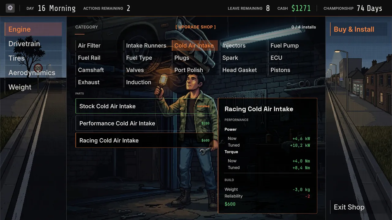 Run it Back: 90 Days to Race Screenshot 3