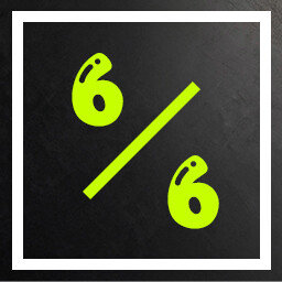6 out of 6 ! icon
