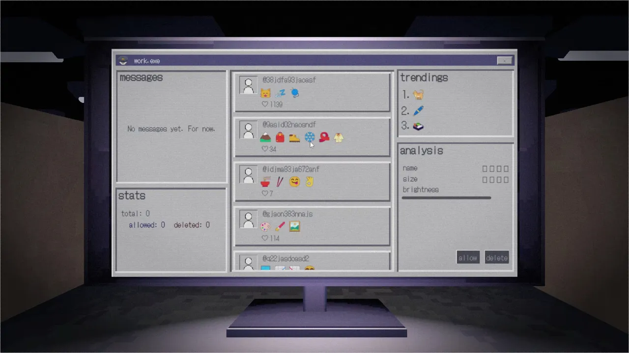 content moderator. Screenshot 1