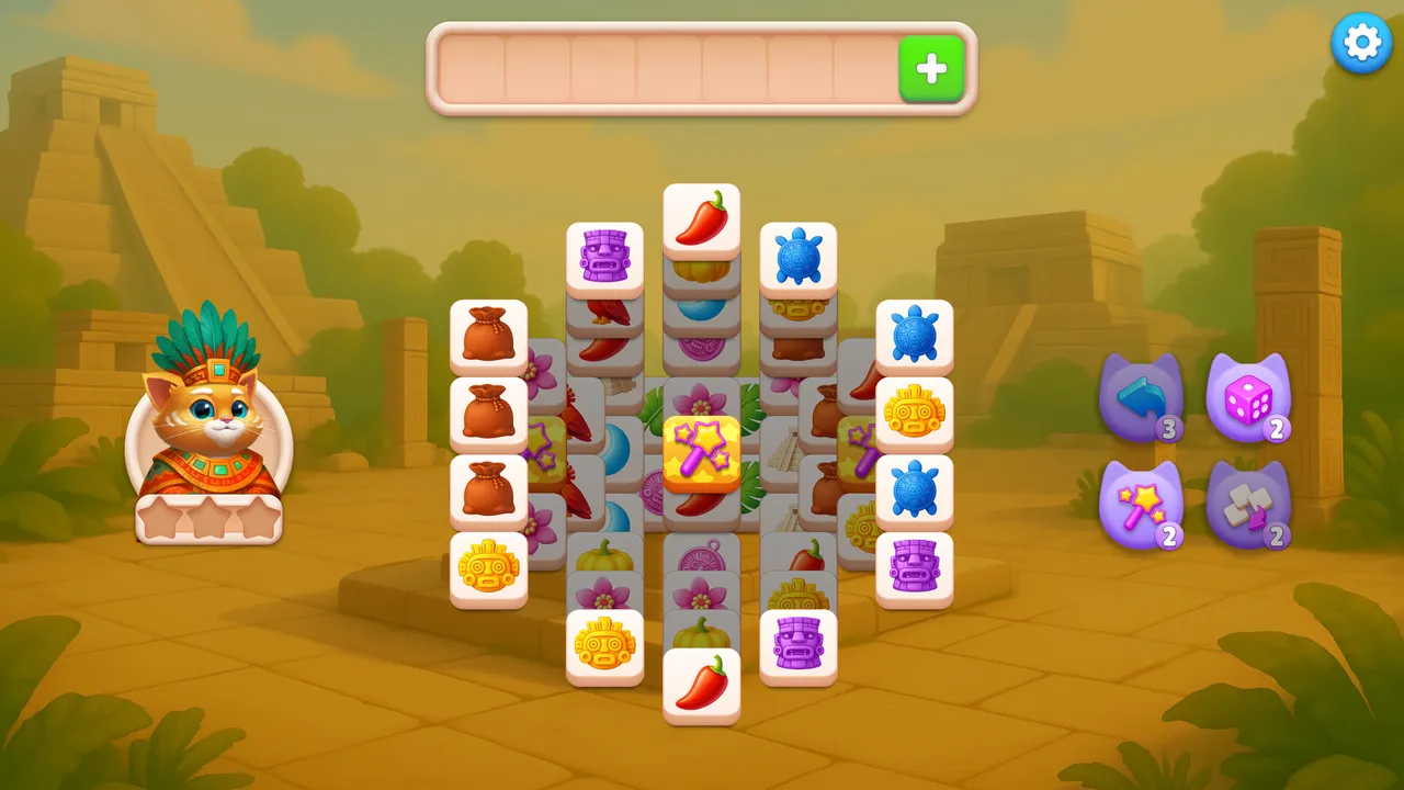 Catjong 6: Pawztec Temple Screenshot 0