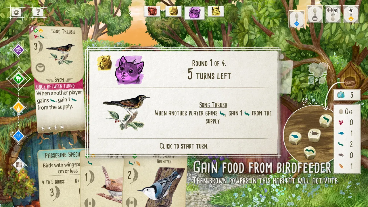 Wingspan Bird Pack: British Birds Screenshot 1