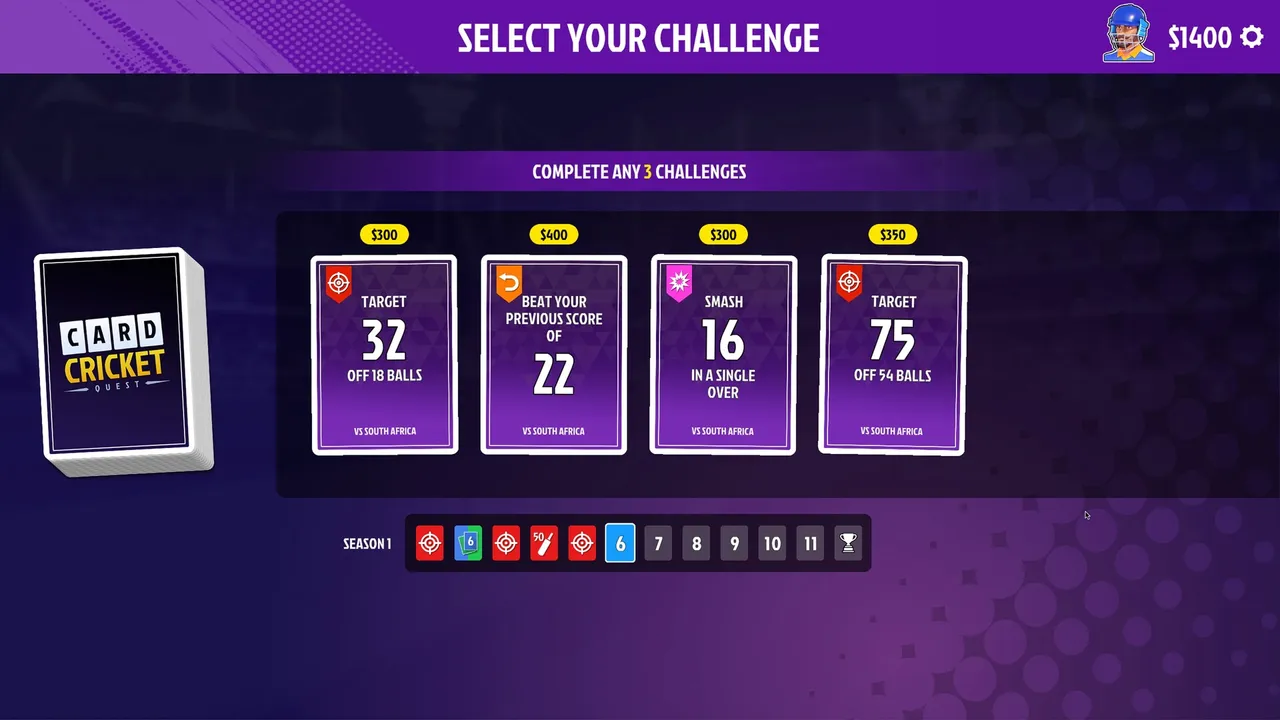Card Cricket Quest Screenshot 5