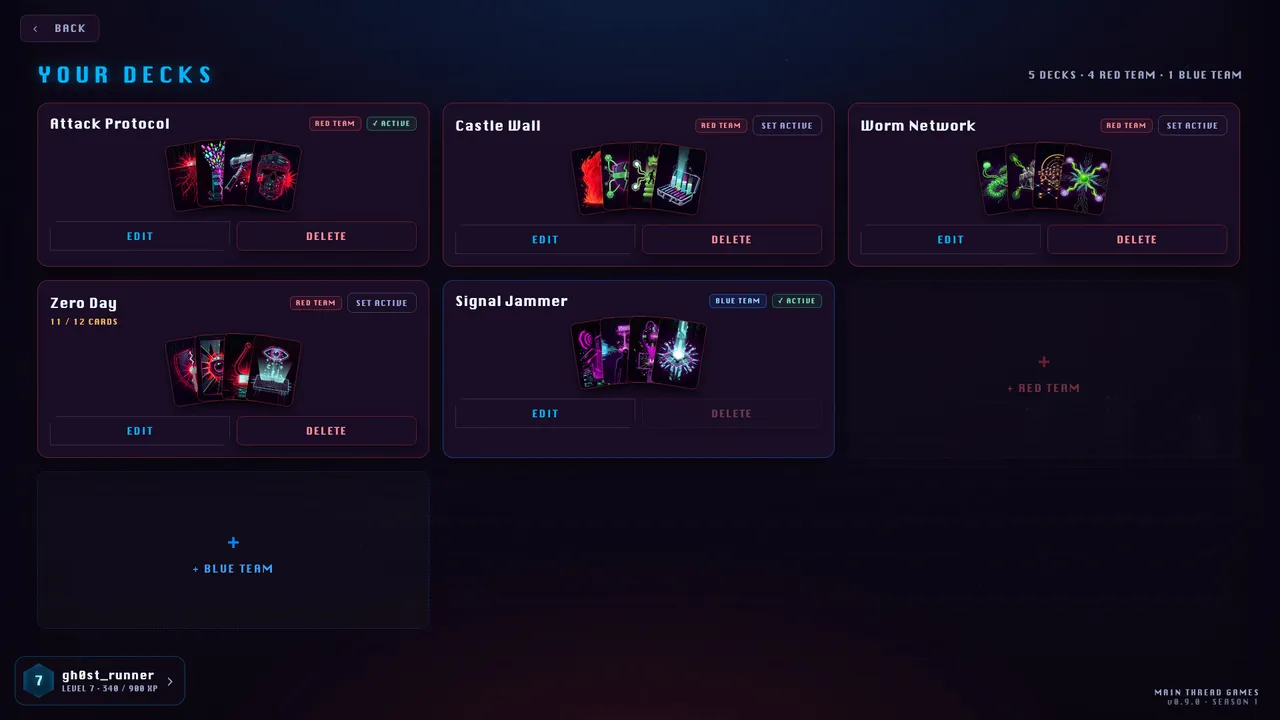 Hackagon: Cyber Card Battler Screenshot 1