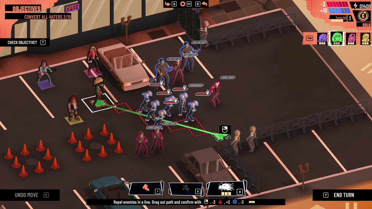 Tactichord: Glam Strategy Demo Screenshot 0