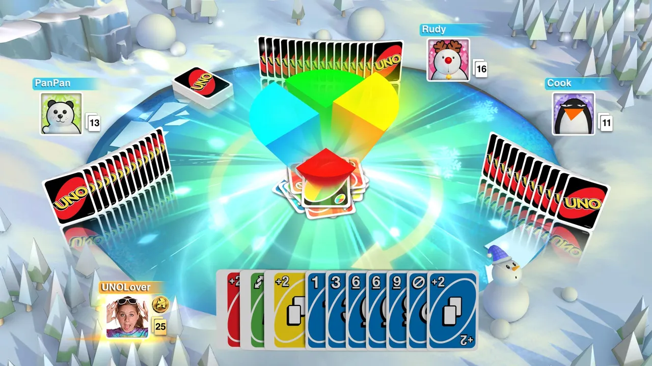 Uno - Winter Theme Screenshot 1