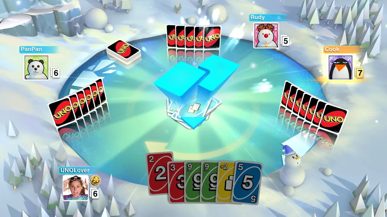 Uno - Winter Theme Screenshot 2