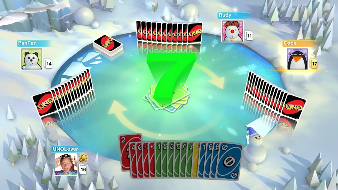 Uno - Winter Theme Screenshot 3