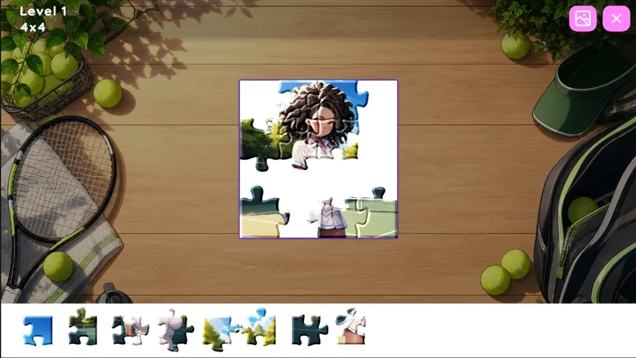 Hentai Puzzle: Selena Screenshot 0