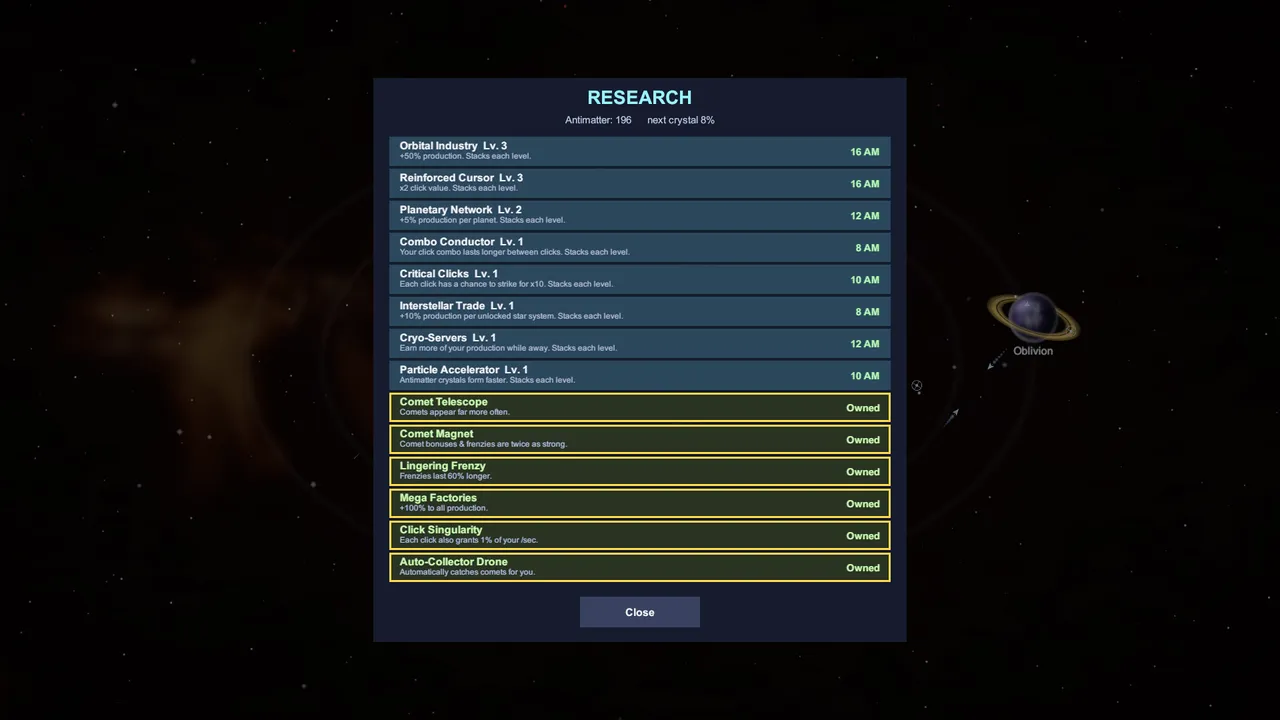 Space Civilization Clicker Screenshot 8