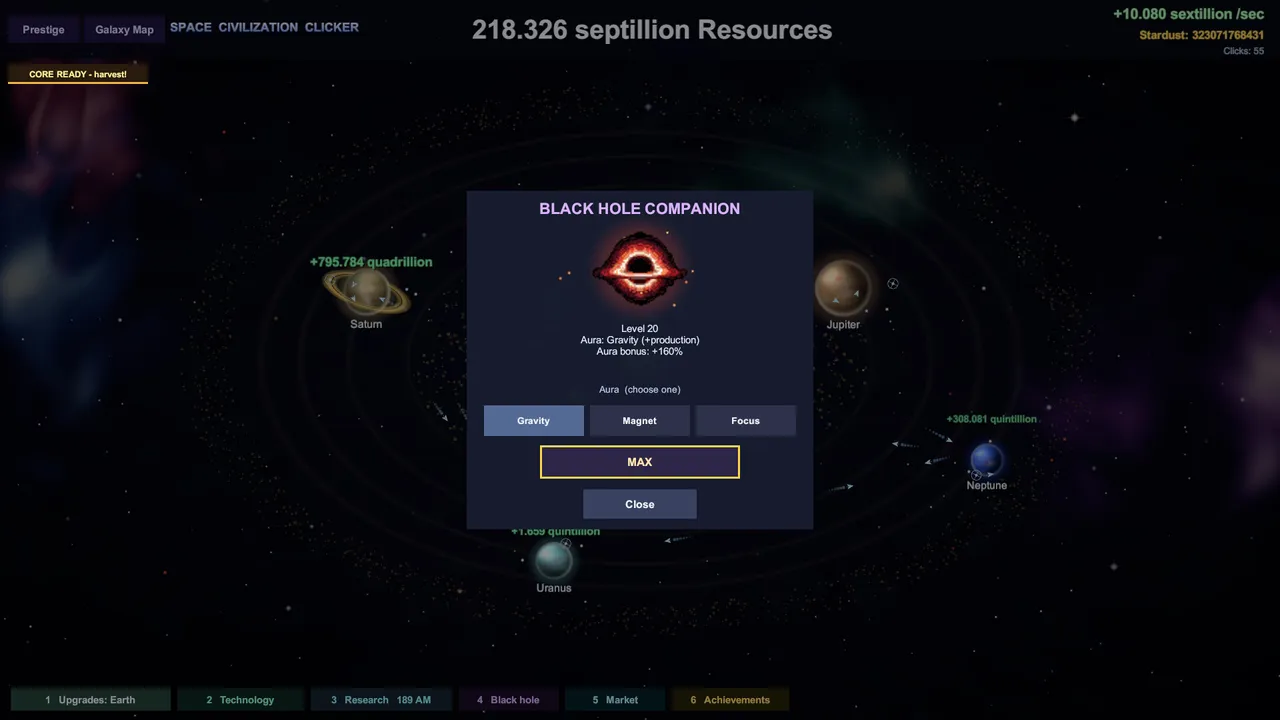 Space Civilization Clicker Screenshot 4