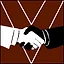 The enemy of my enemy is my friend icon