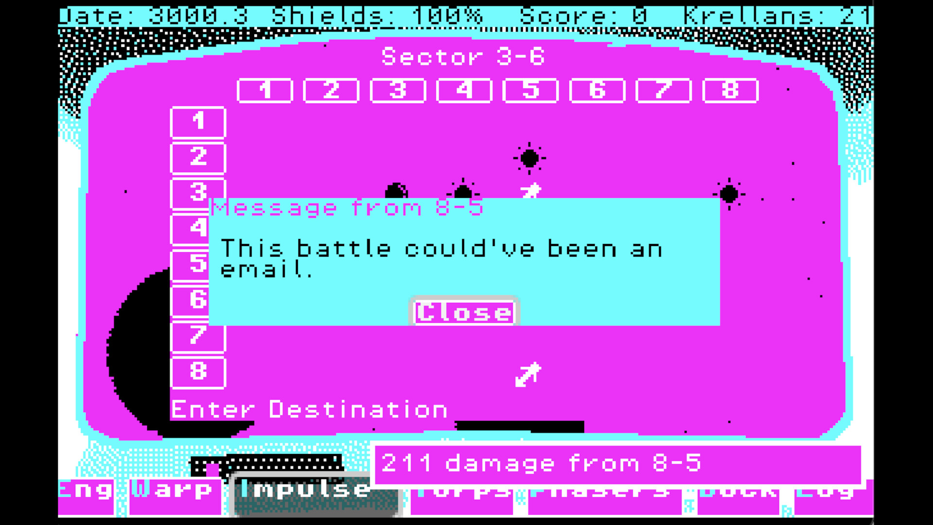CGA Trek Screenshot 3