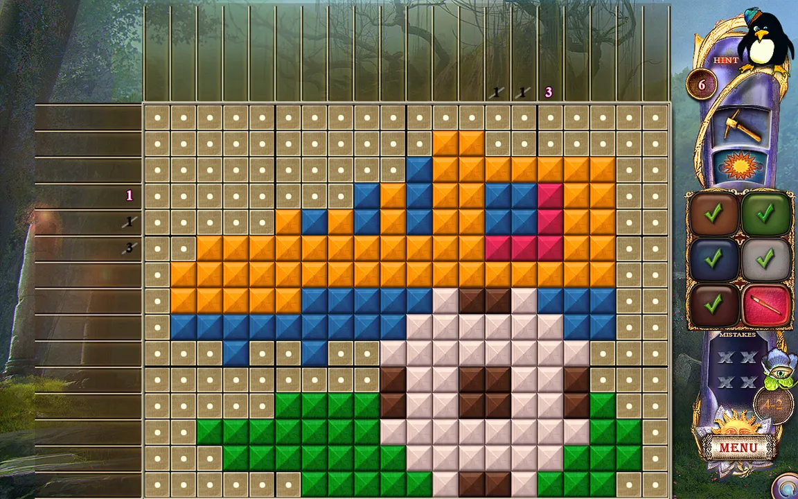 Fantasy Mosaics 24: Deserted Island Screenshot 0