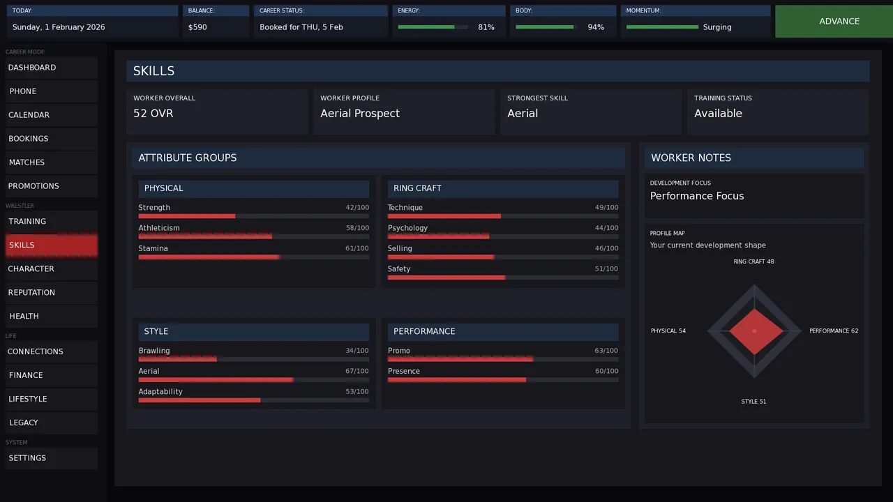 Pro Wrestling: The Ascent Screenshot 3