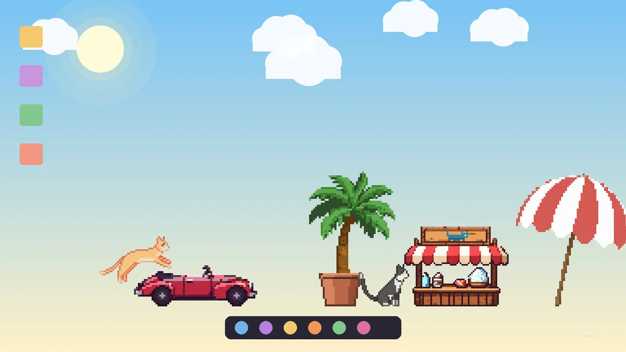 Sill Cats - Summer Splash Pack Screenshot 4