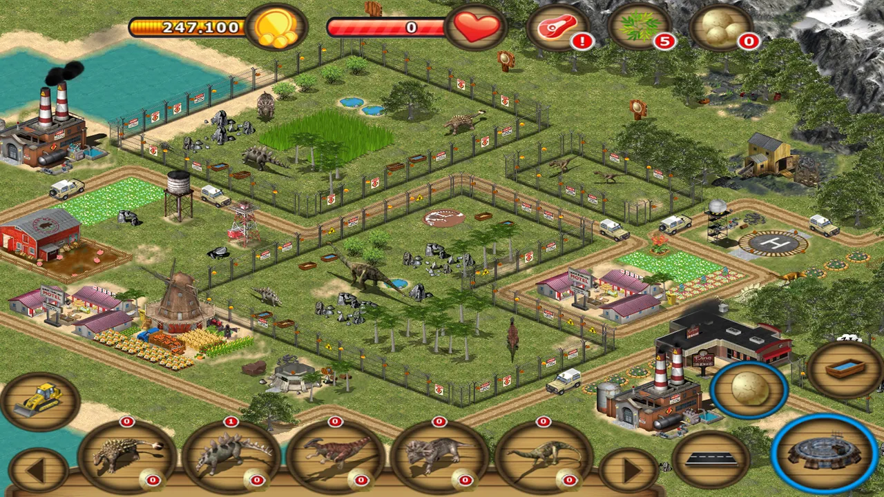 Jurassic Island: The Dinosaur Zoo Screenshot 0