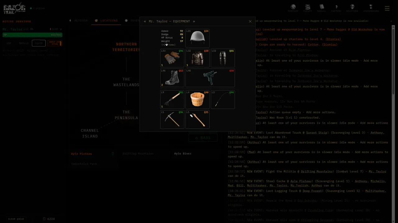 Razor Trail Survivors Screenshot 1