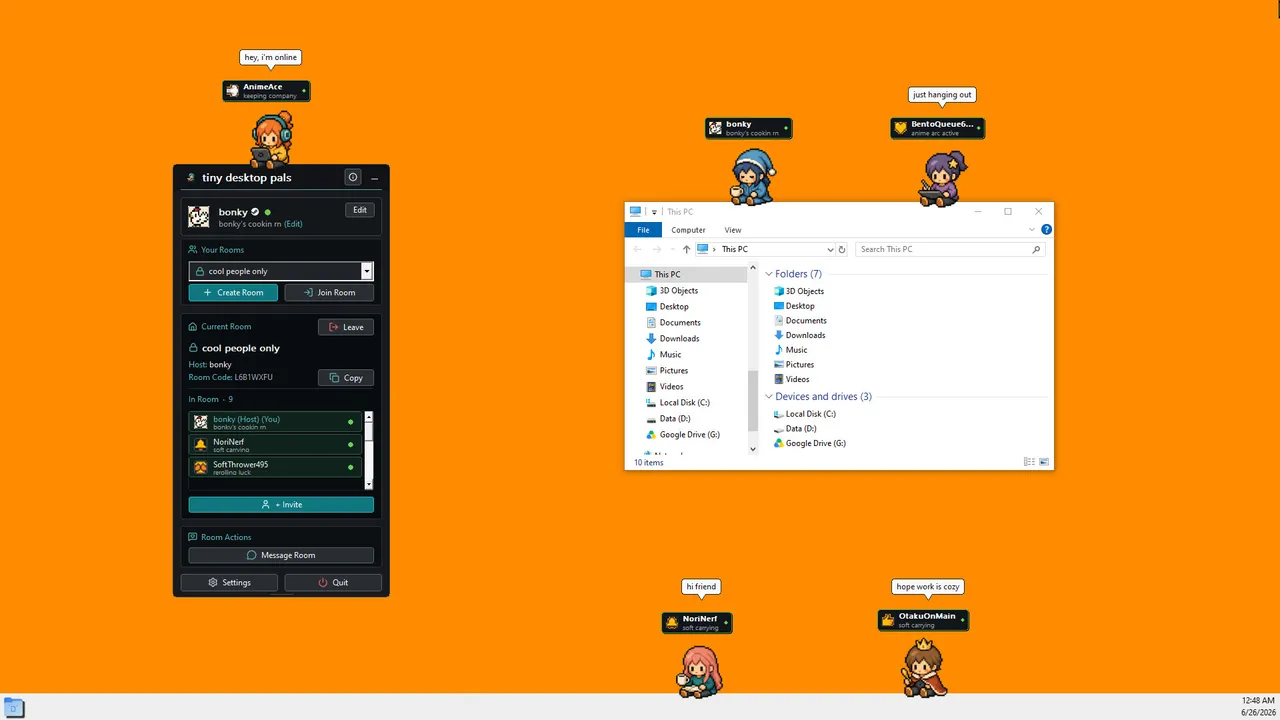 tiny desktop pals Screenshot 3