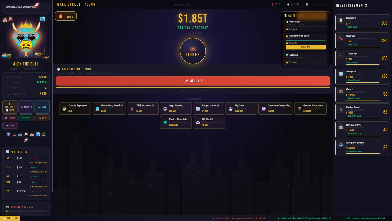 Wall Street Tycoon Demo Screenshot 1