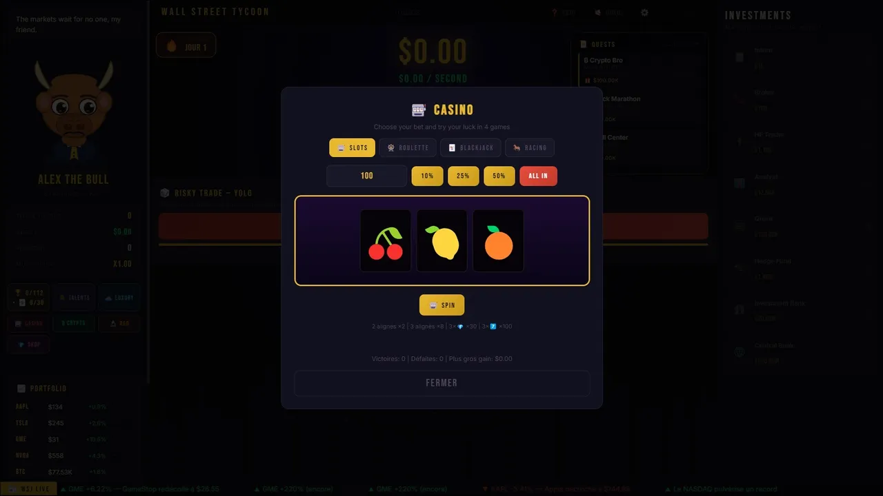 Wall Street Tycoon Demo Screenshot 4