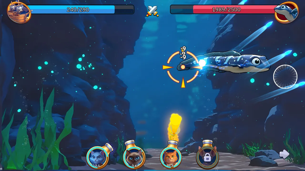 Meow Squad: Incremental Fishing Screenshot 1
