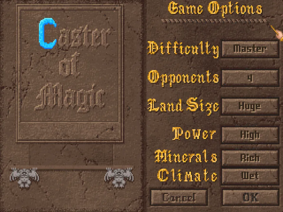 Master of Magic: Caster of Magic Screenshot 1
