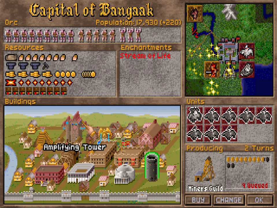 Master of Magic: Caster of Magic Screenshot 2