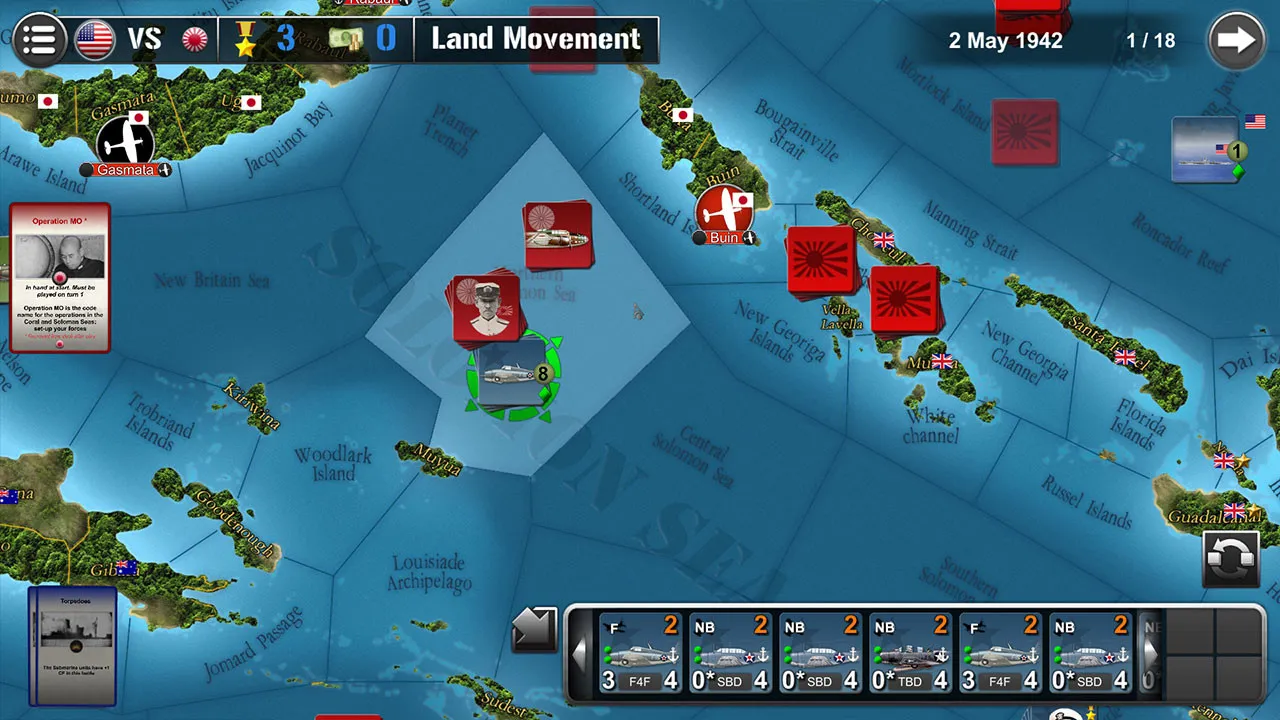 Wars Across The World: Coral Sea 1942 Screenshot 11