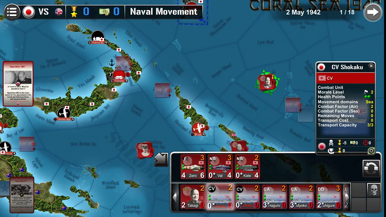 Wars Across The World: Coral Sea 1942 Screenshot 10
