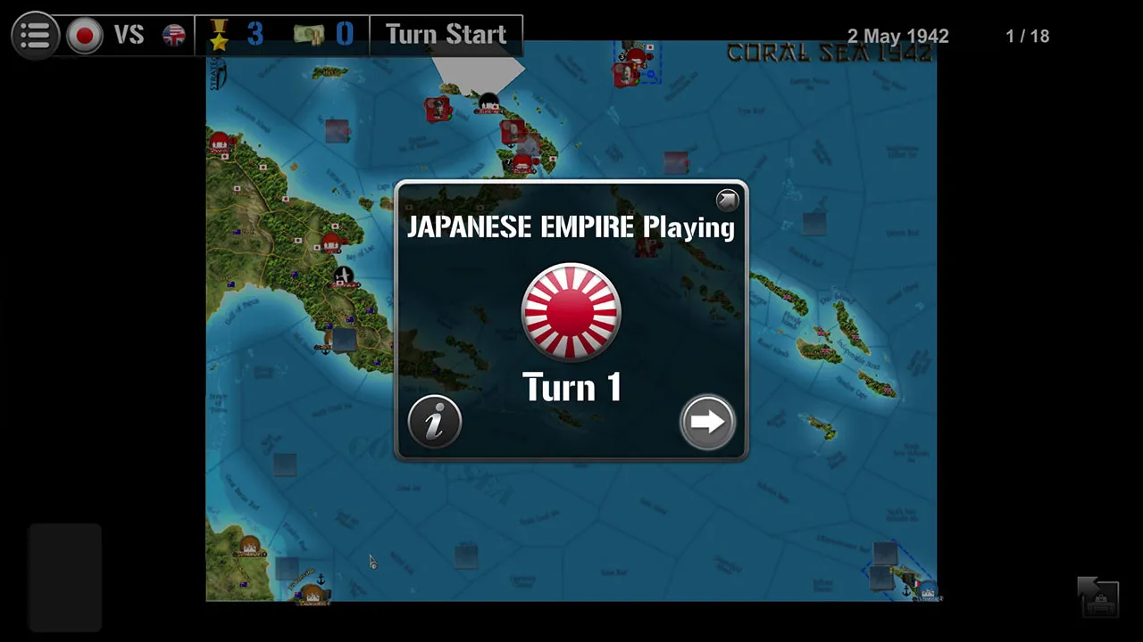 Wars Across The World: Coral Sea 1942 Screenshot 2