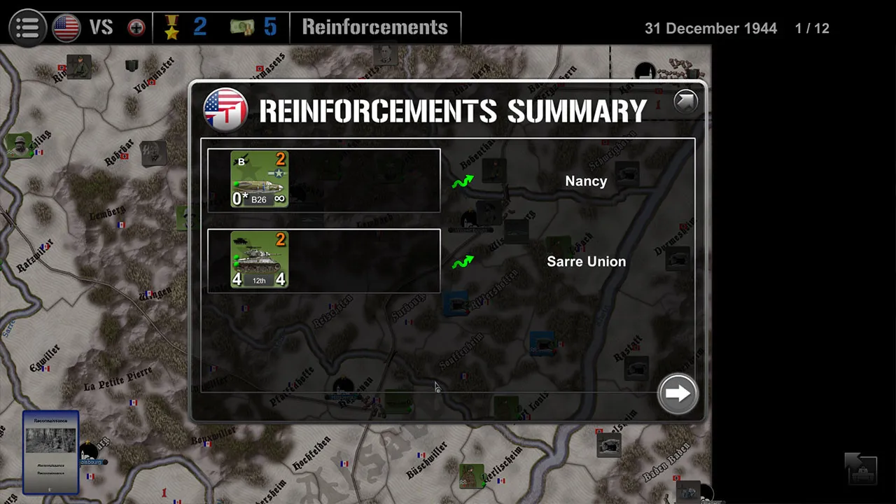 Wars Across The World: Nordwind 1945 Screenshot 4
