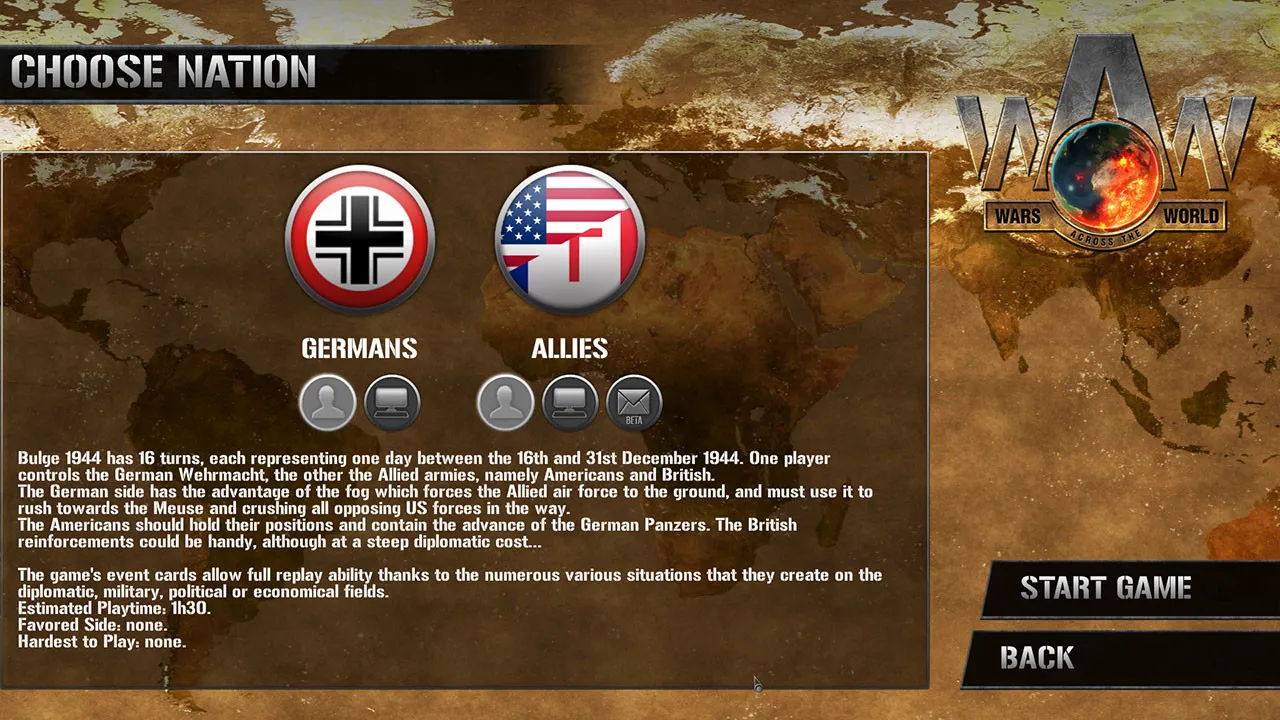 Wars Across The World: Nordwind 1945 Screenshot 0