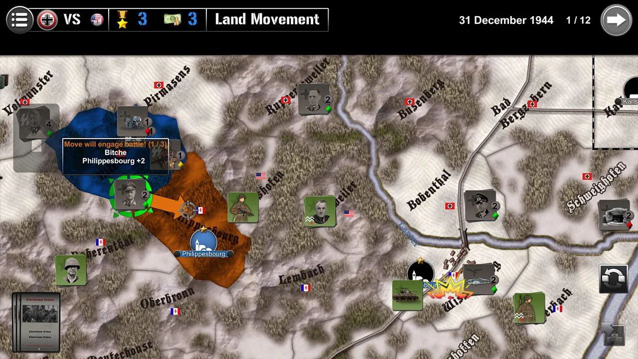 Wars Across The World: Nordwind 1945 Screenshot 7