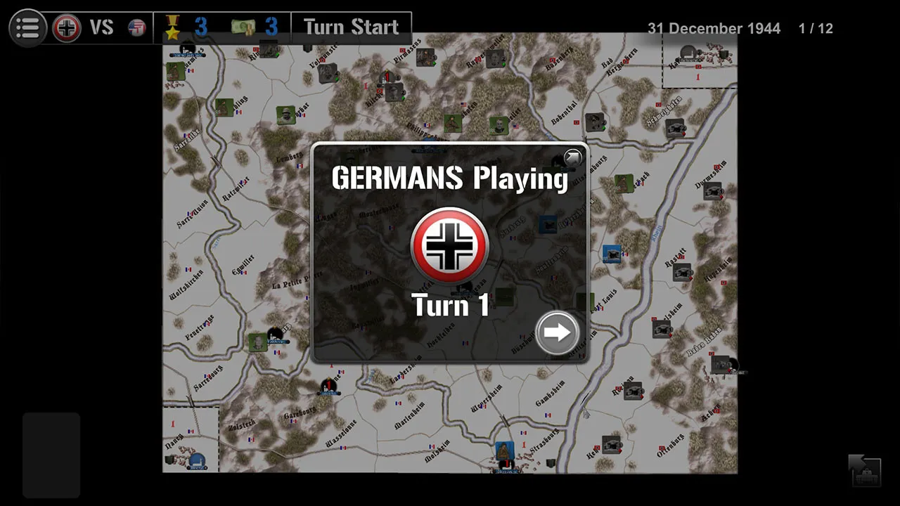 Wars Across The World: Nordwind 1945 Screenshot 3
