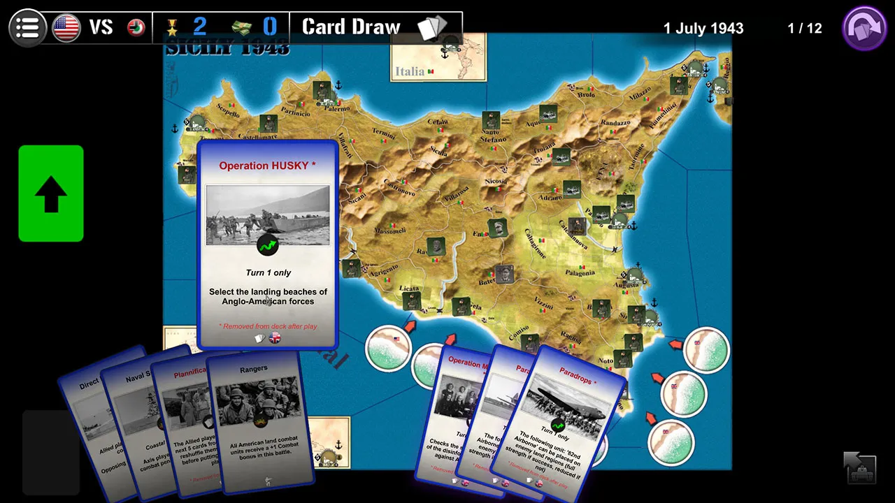 Wars Across the World: Sicily 1943 Screenshot 1