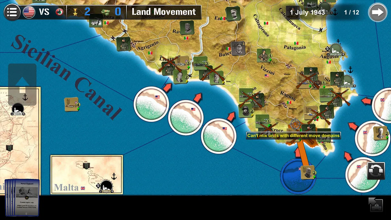Wars Across the World: Sicily 1943 Screenshot 11