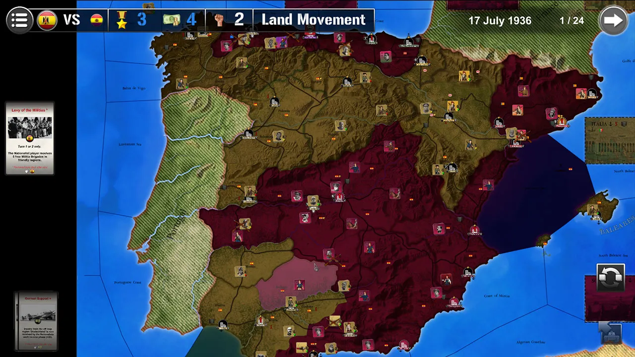 Wars Across the World: Spain 1936 Screenshot 1
