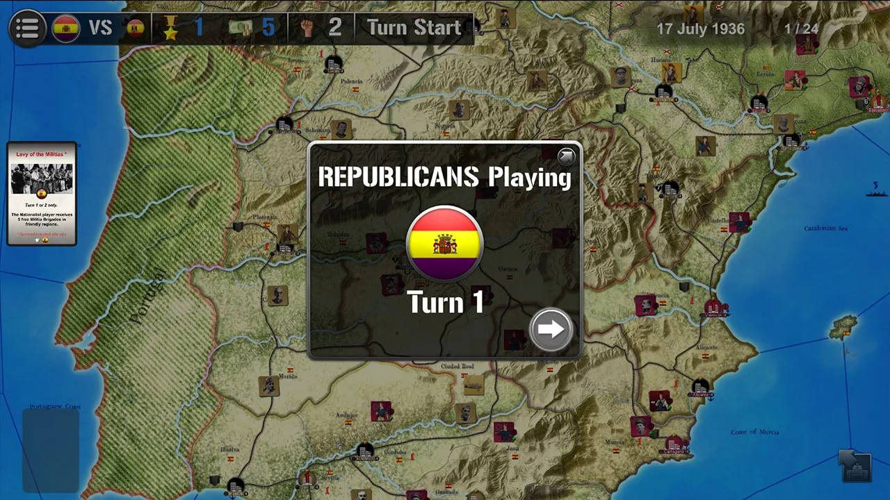 Wars Across the World: Spain 1936 Screenshot 10