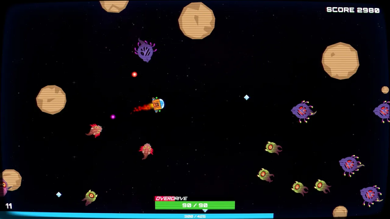 Cosmic Flesh: Overdrive Demo Screenshot 0