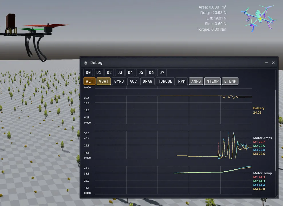 SITL Forge - FPV Laboratory Demo Screenshot 1