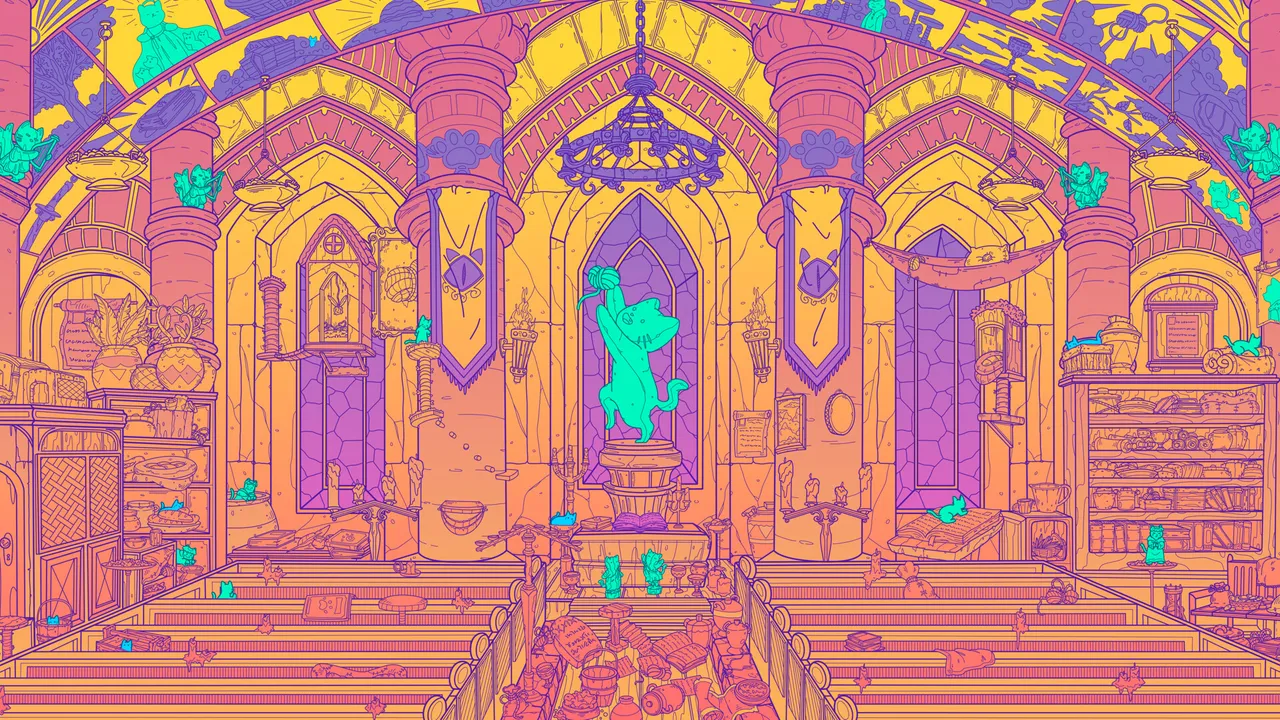 Flats Full of Cats: Gold & Candles Screenshot 1