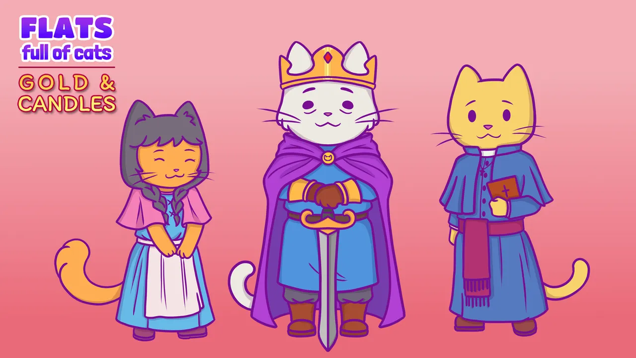 Flats Full of Cats: Gold & Candles Screenshot 0