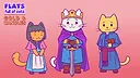 Flats Full of Cats: Gold & Candles Screenshot 0