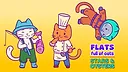 Flats Full of Cats: Stars & Oysters Screenshot 0