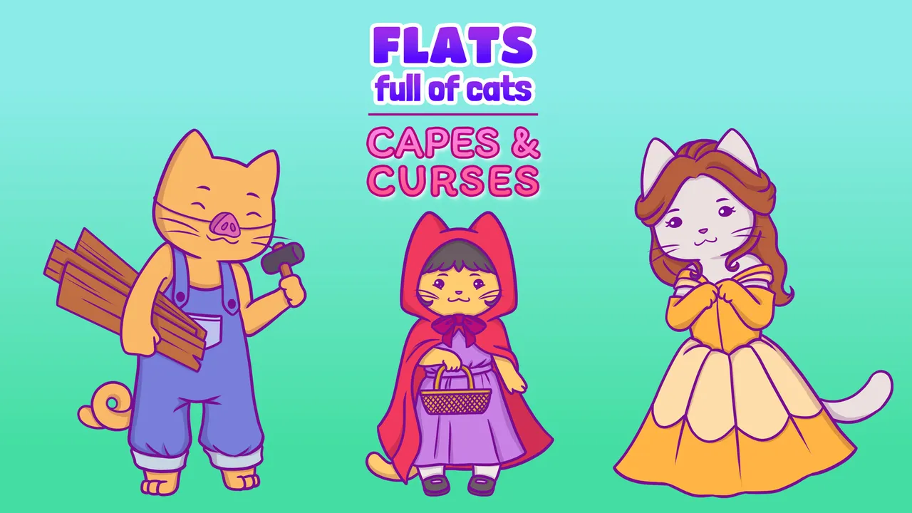 Flats Full of Cats: Capes & Curses Screenshot 0