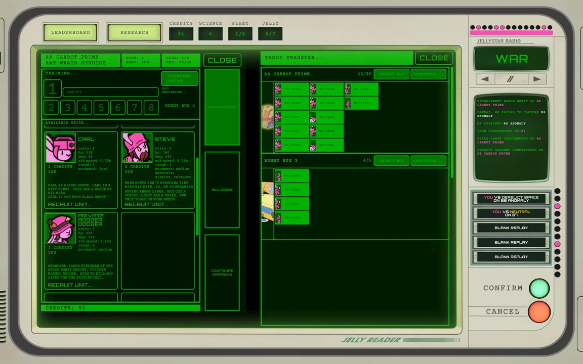 Jellystar Empires: When Space Bunnies Attack!! Screenshot 3