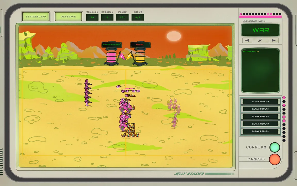Jellystar Empires: When Space Bunnies Attack!! Screenshot 2